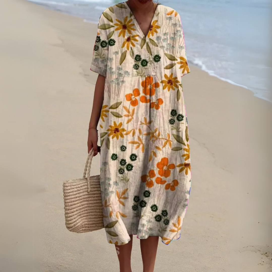Tilla™ | Elegante Blomsterkjole