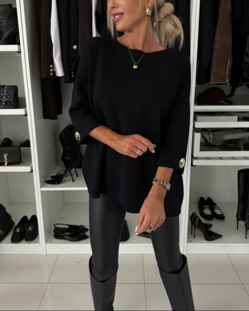 Lisbet | Elegant Strikket Bluse