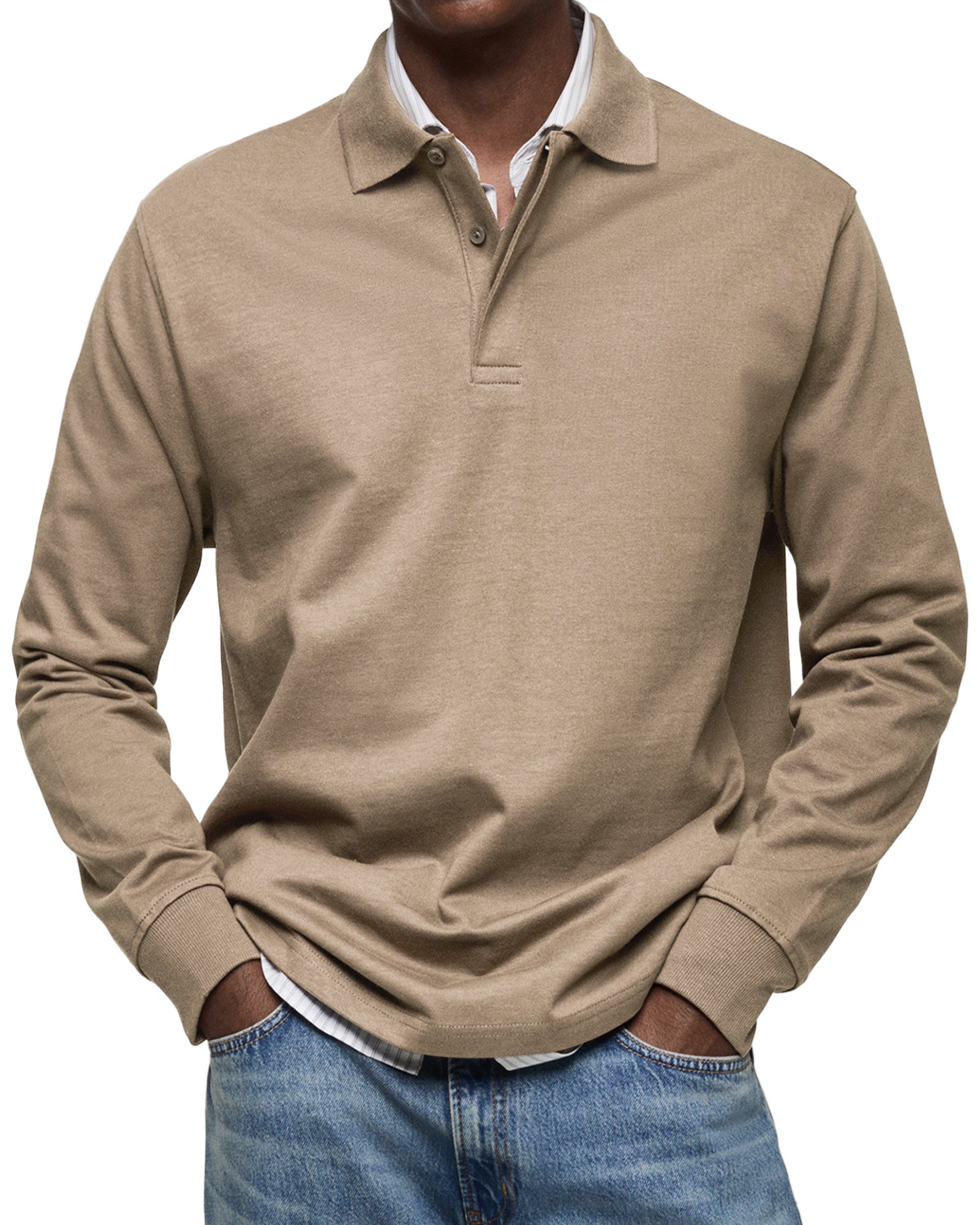 Erik | LUXUS POLO MED LANGE ÆRMER