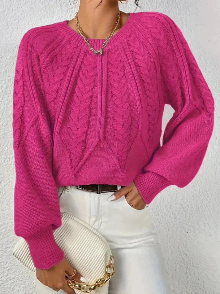 Florence | Chic flettet striktrøje