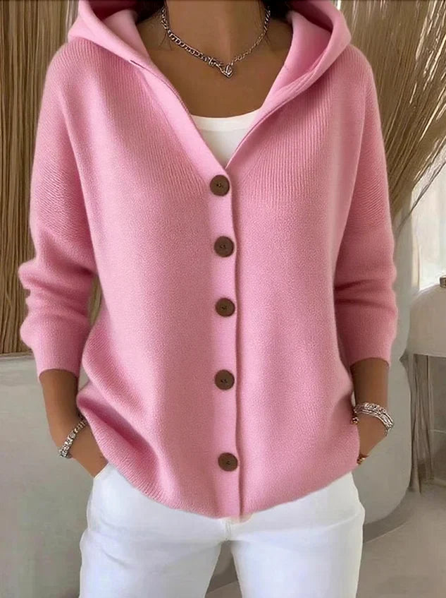 Elna™ - Blødstrikket Cardigan til Kvinder