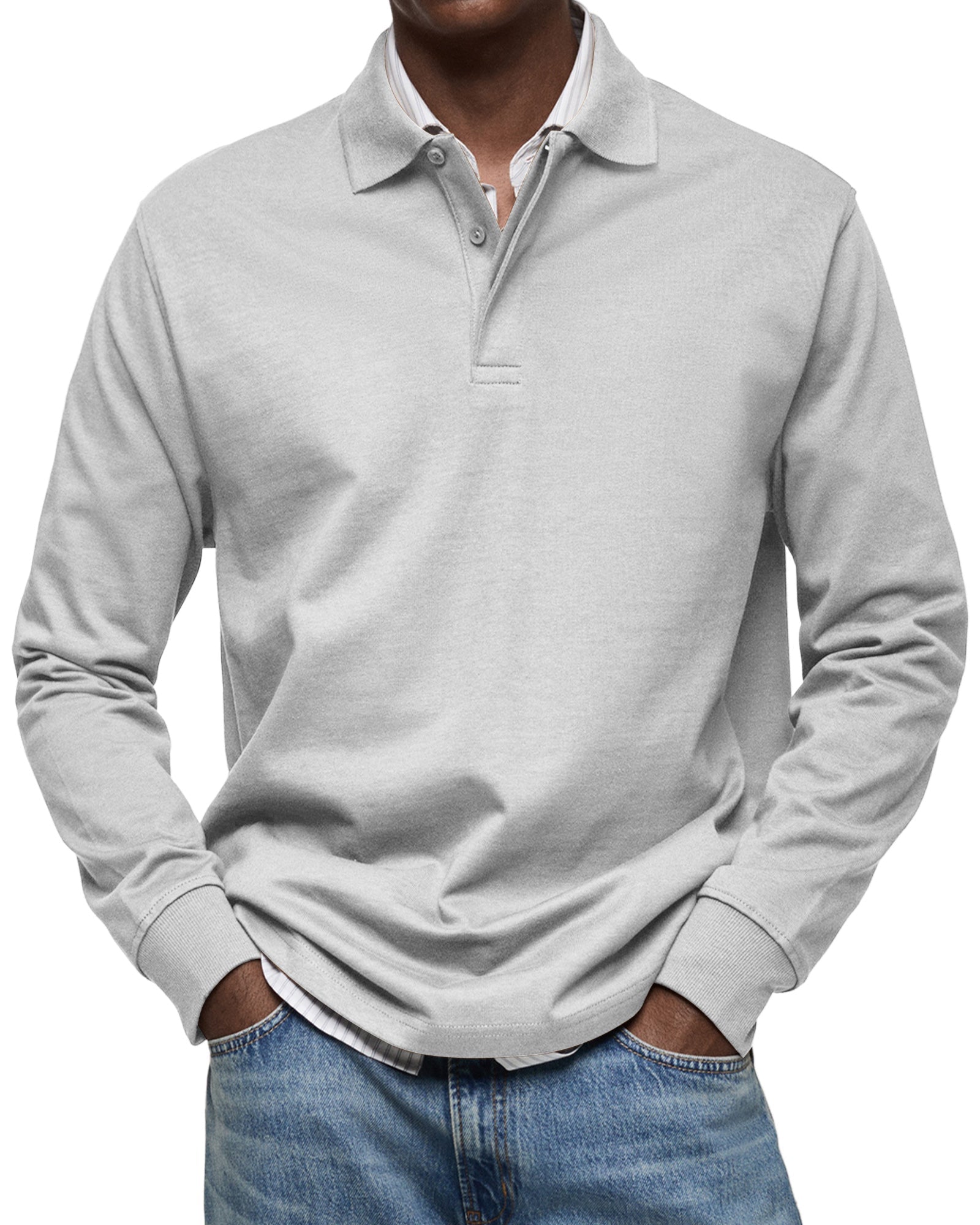 Erik | LUXUS POLO MED LANGE ÆRMER