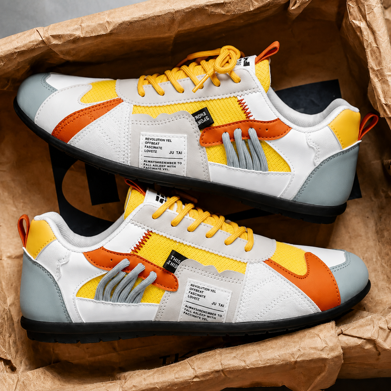 Poul | Retro farverige sneakers