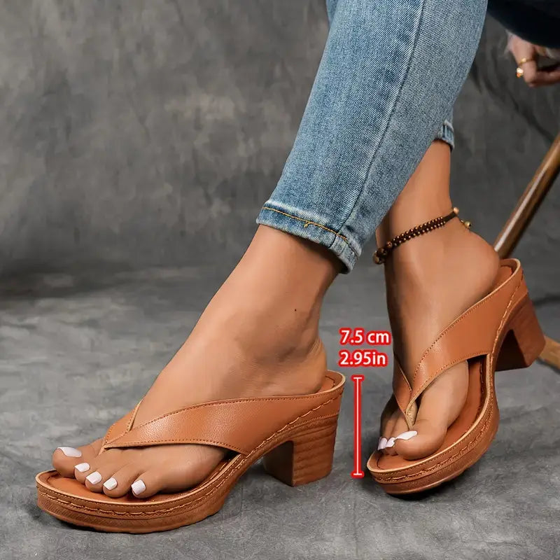 Inge™ Orthopædisk Slipper med Hæl