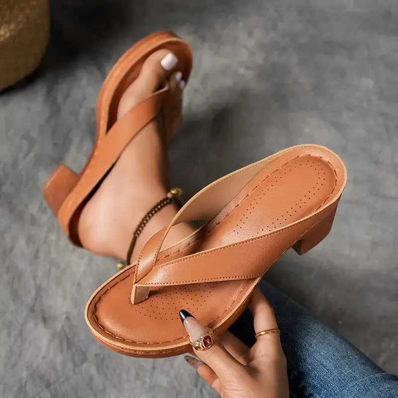 Inge™ Orthopædisk Slipper med Hæl