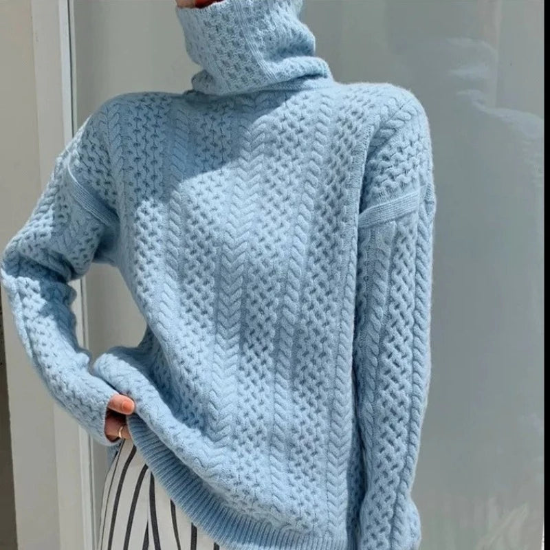 Lucie® – Couture-trøje med rullekrave