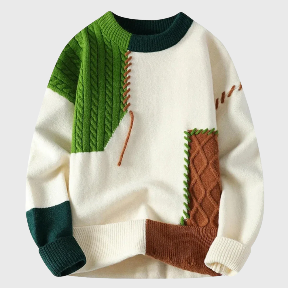 Brian | Patchwork trøje