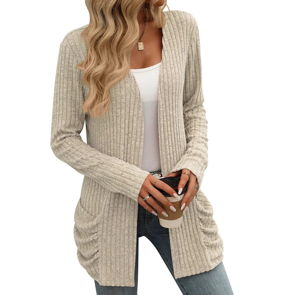 Helle | Ribstrikket cardigan