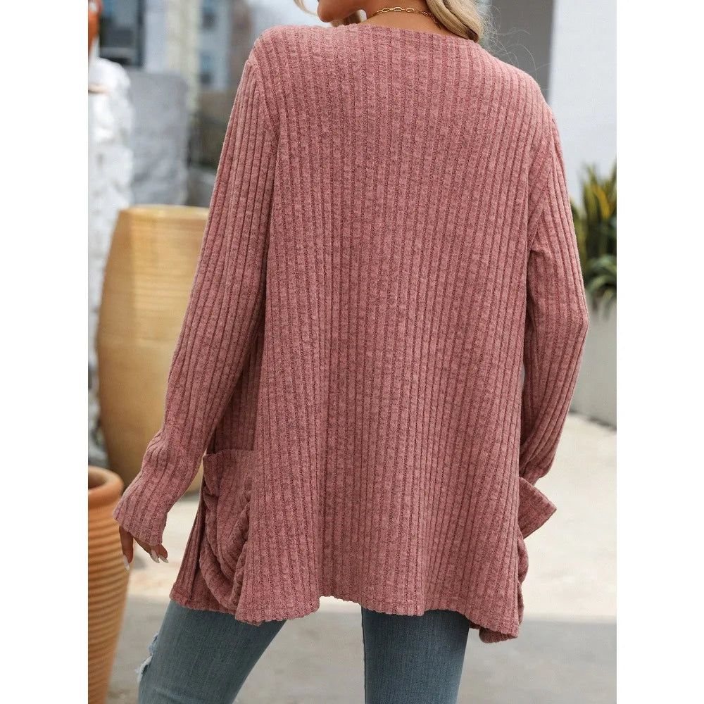 Helle | Ribstrikket cardigan
