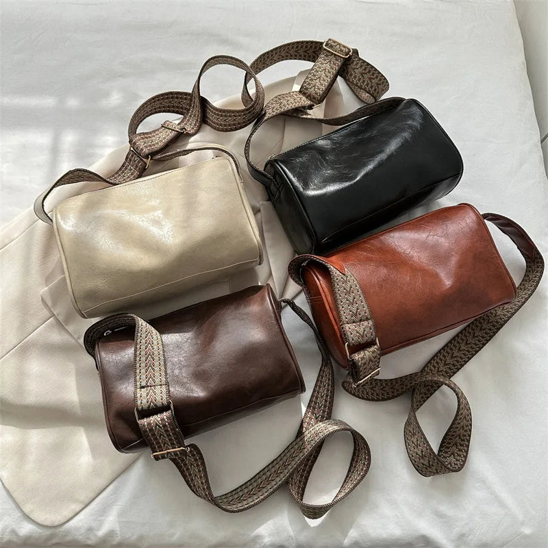 Tracy™ | Vintage Luxe Crossbody-taske med vævet justerbar rem