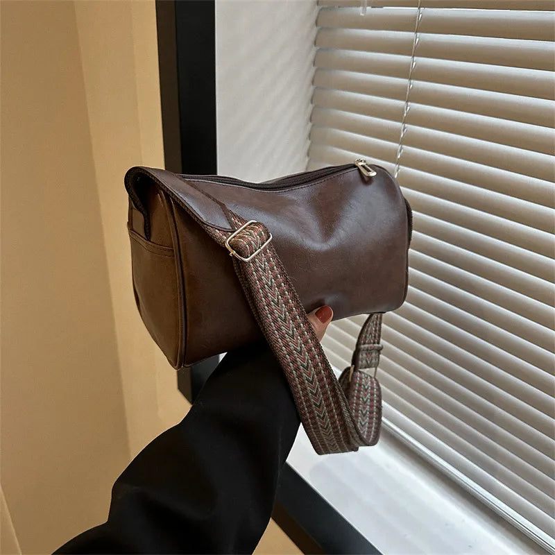 Tracy™ | Vintage Luxe Crossbody-taske med vævet justerbar rem