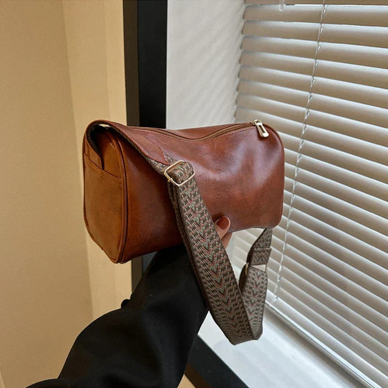 Tracy™ | Vintage Luxe Crossbody-taske med vævet justerbar rem