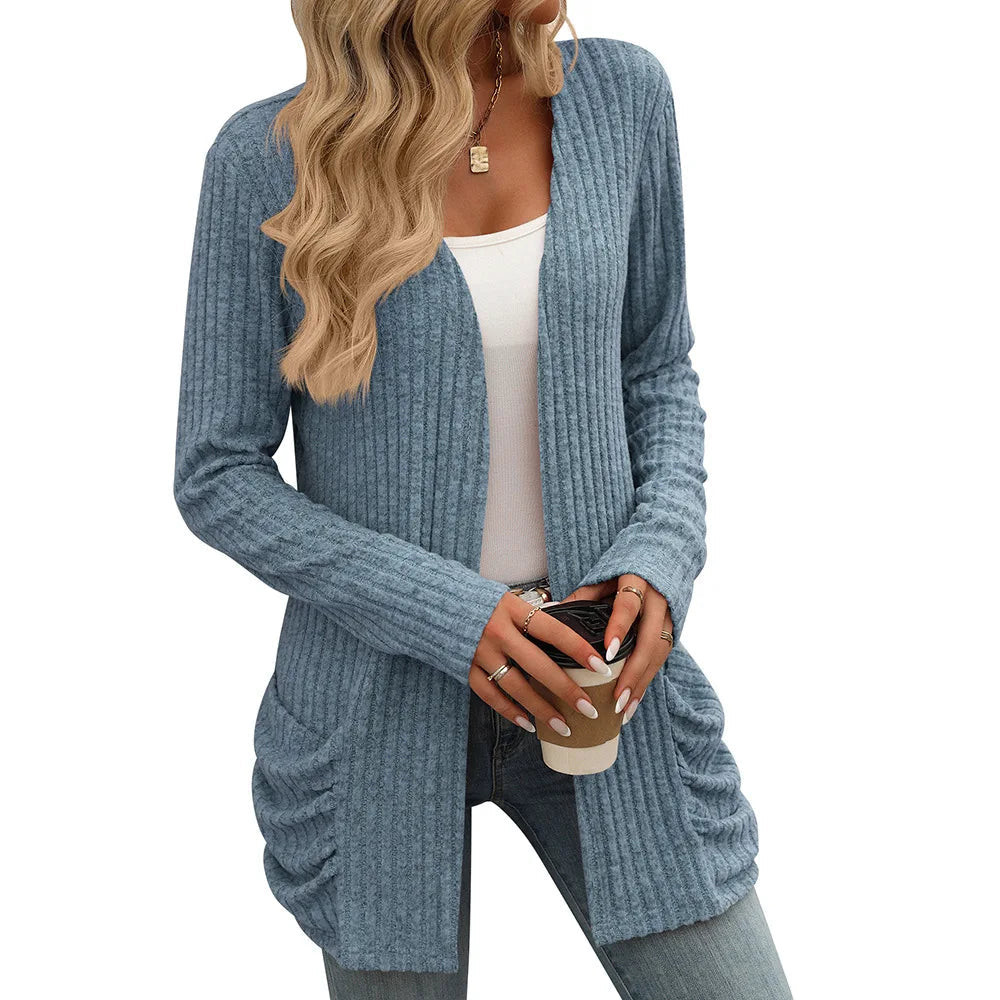 Helle | Ribstrikket cardigan
