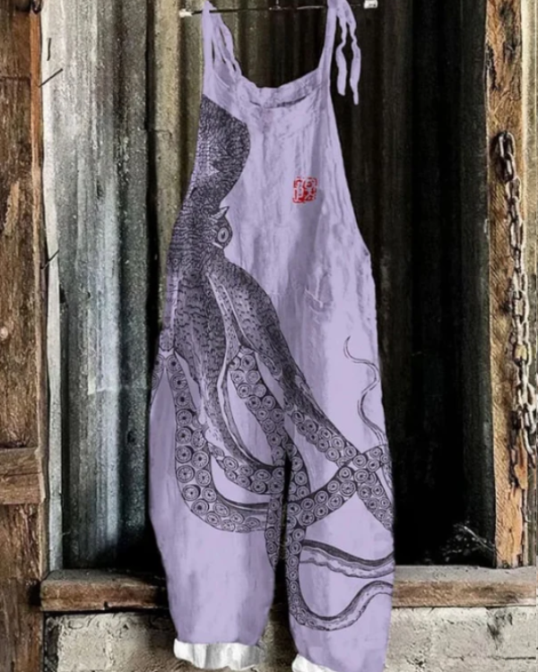 Embla | Let håndlavet jumpsuit i blæksprutte-stil