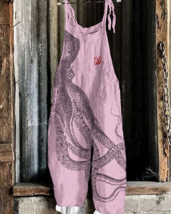Embla | Let håndlavet jumpsuit i blæksprutte-stil
