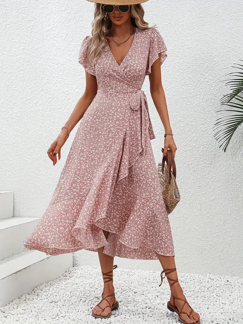 Bess™ - Blomstret Kjole