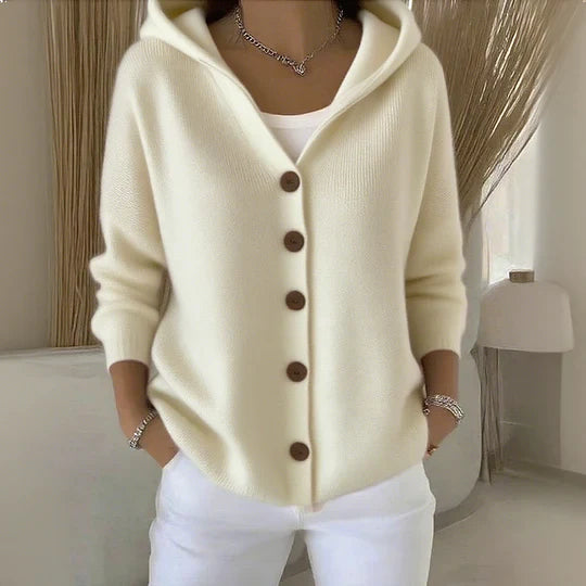 Elna™ - Blødstrikket Cardigan til Kvinder
