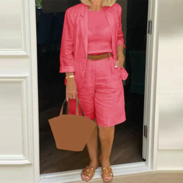 Talia™ - Luksus sæt med blazer og shorts