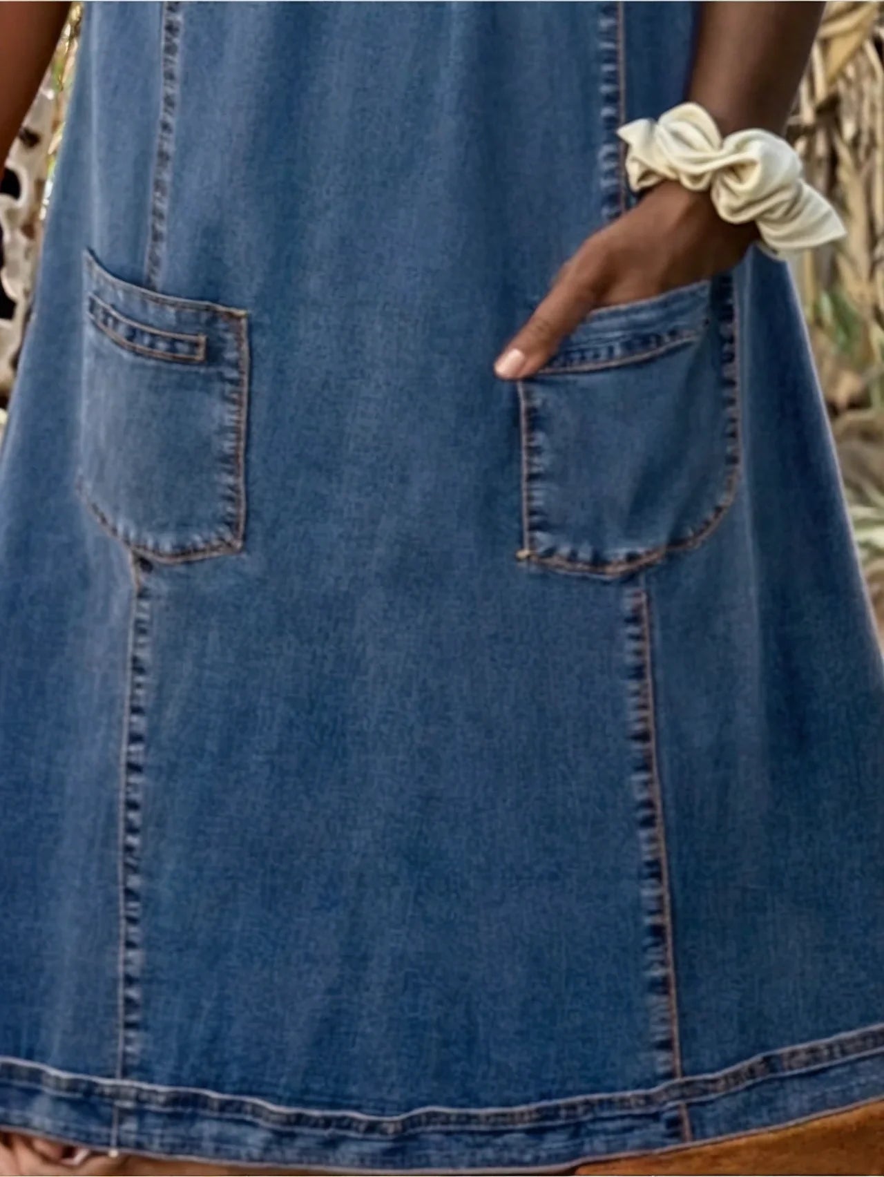 Sonya® | Blød Denim Kjole