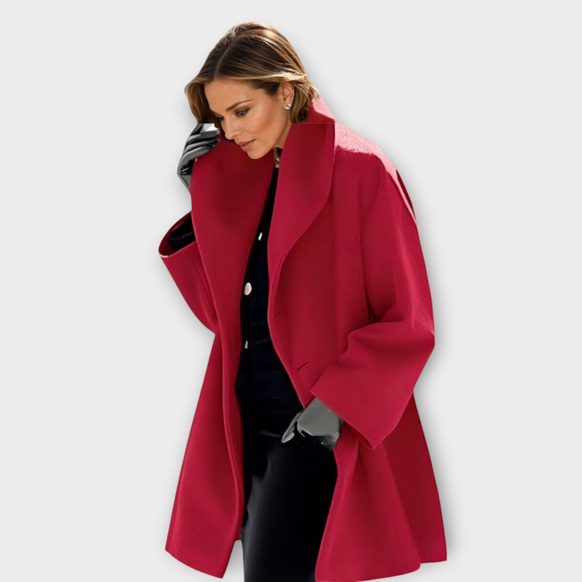 Anneli™ | Elegant Vindafvisende Mellemlang Jakke