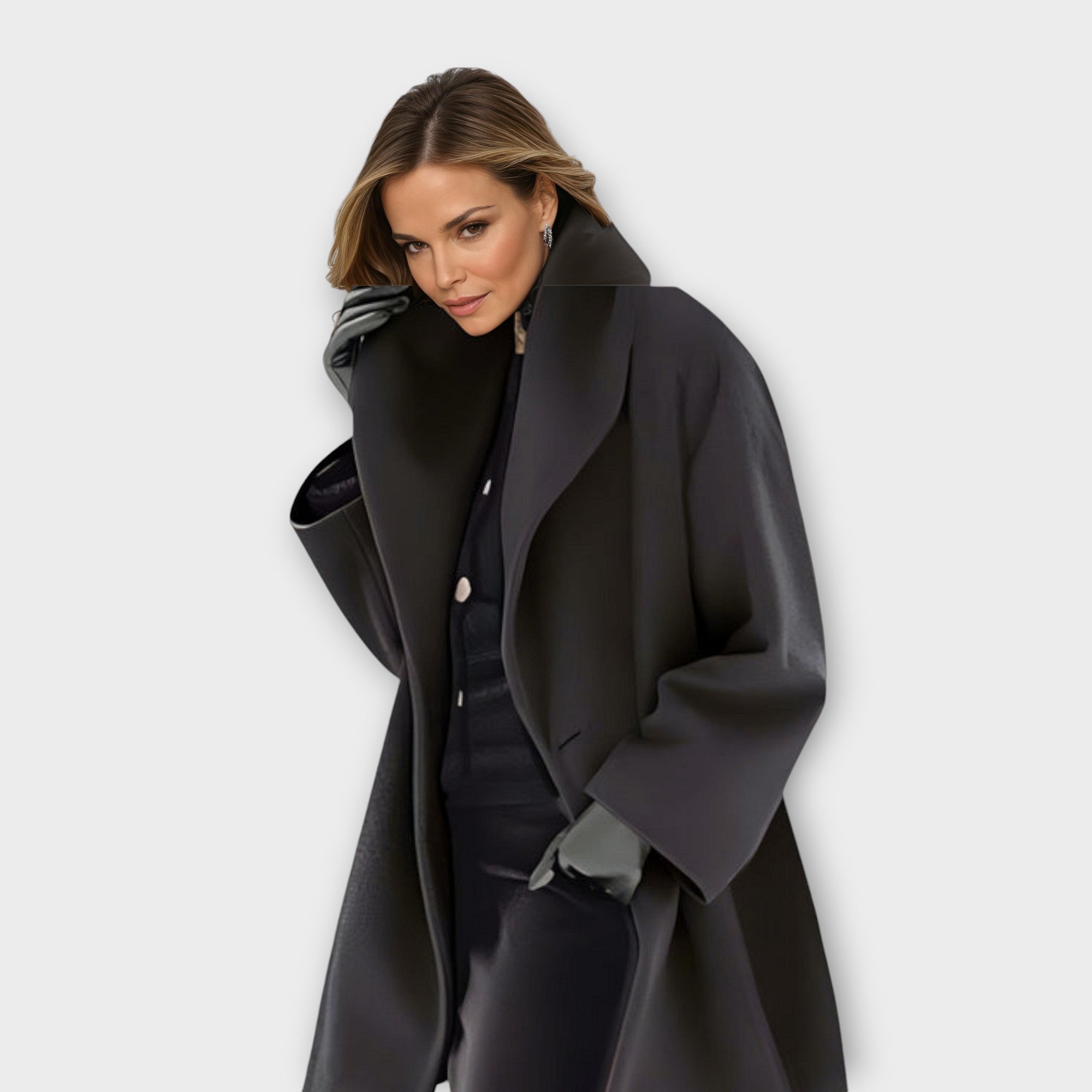 Anneli™ | Elegant Vindafvisende Mellemlang Jakke