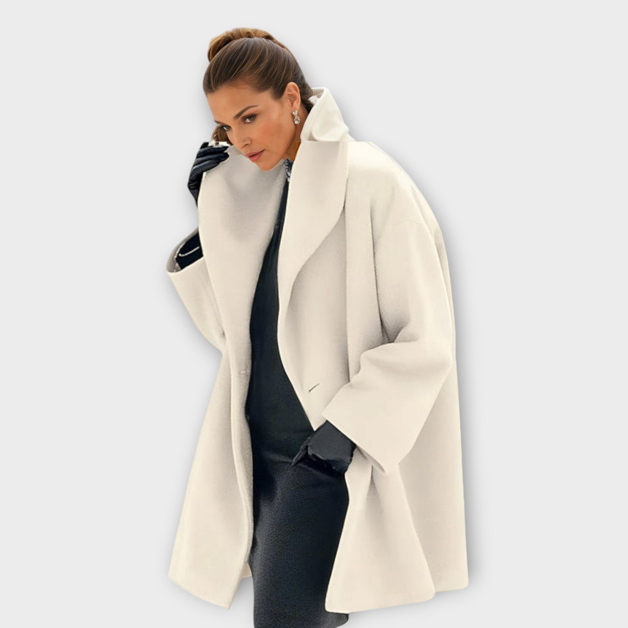 Anneli™ | Elegant Vindafvisende Mellemlang Jakke