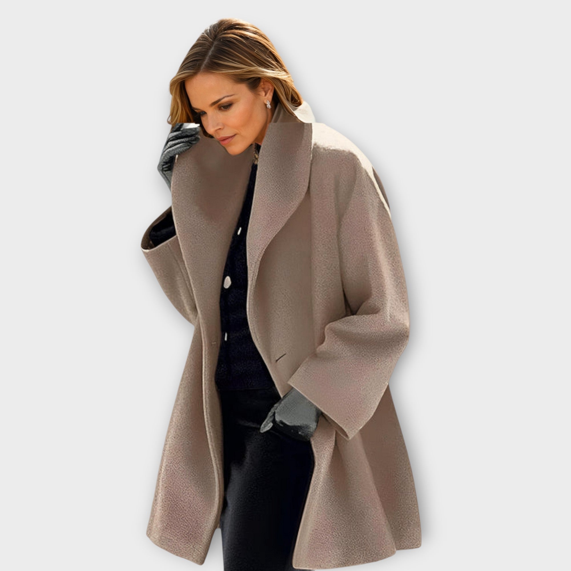 Anneli™ | Elegant Vindafvisende Mellemlang Jakke
