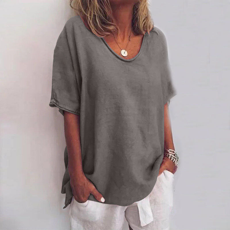 Thea | Komfortabel Løs Bluse