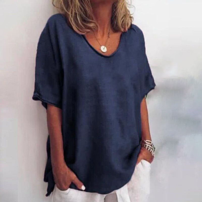 Thea | Komfortabel Løs Bluse