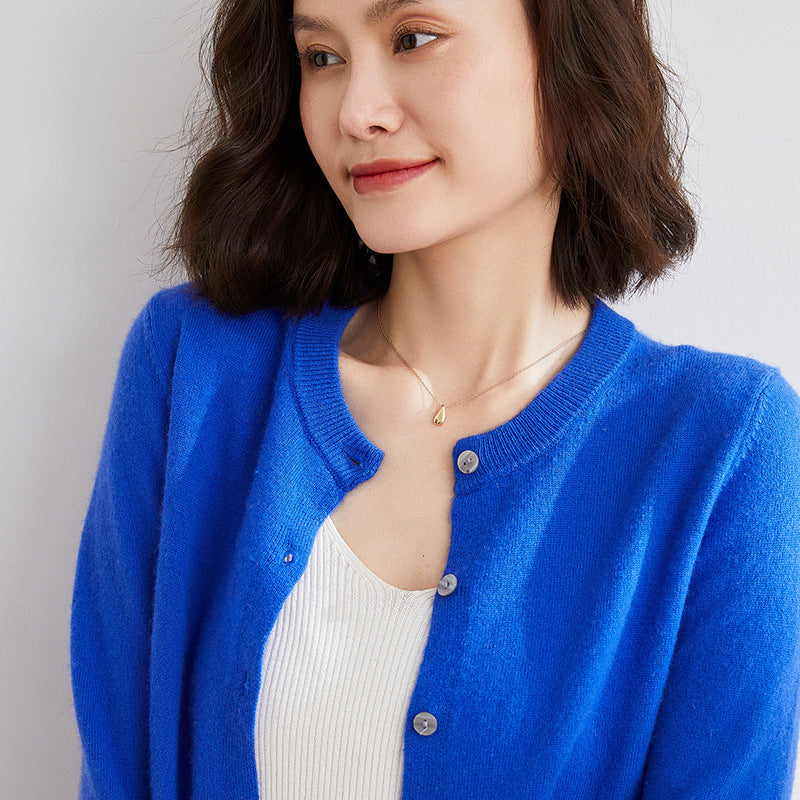 Jade™ | strikket cardigan med lange ærmer