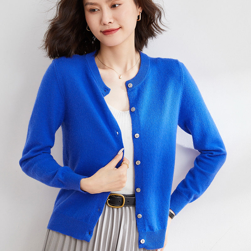 Jade™ | strikket cardigan med lange ærmer