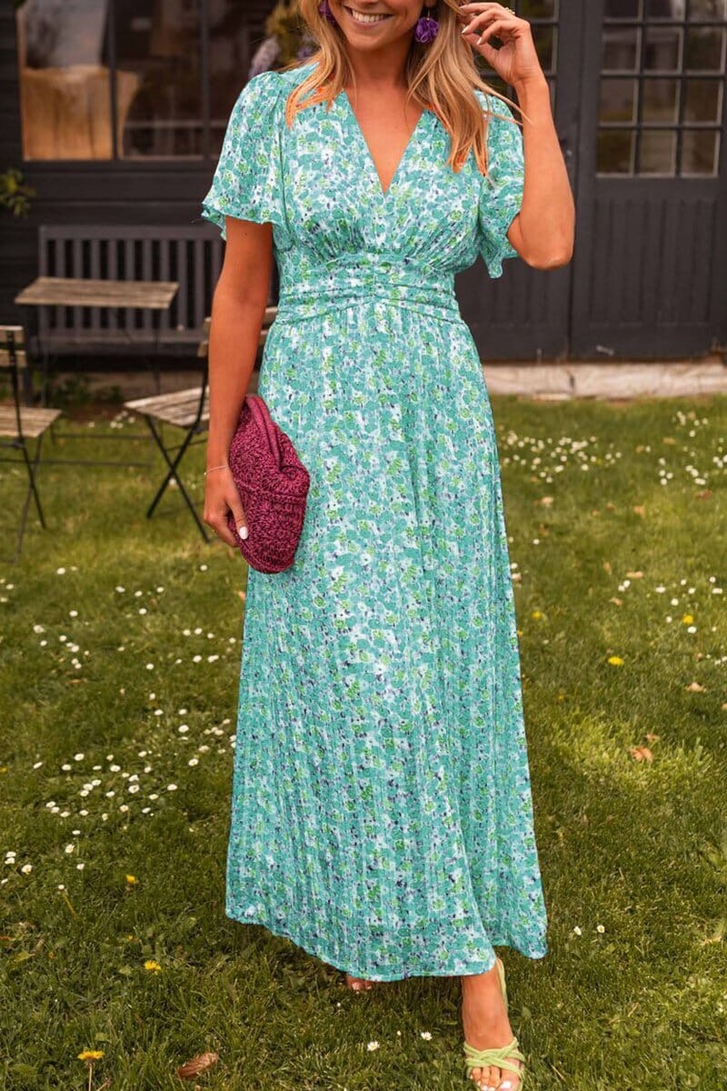 Lorena™ | Elegant Maxi-kjole med V-hals
