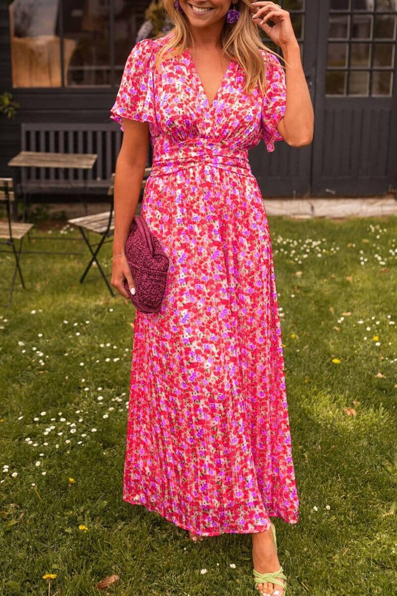 Lorena™ | Elegant Maxi-kjole med V-hals