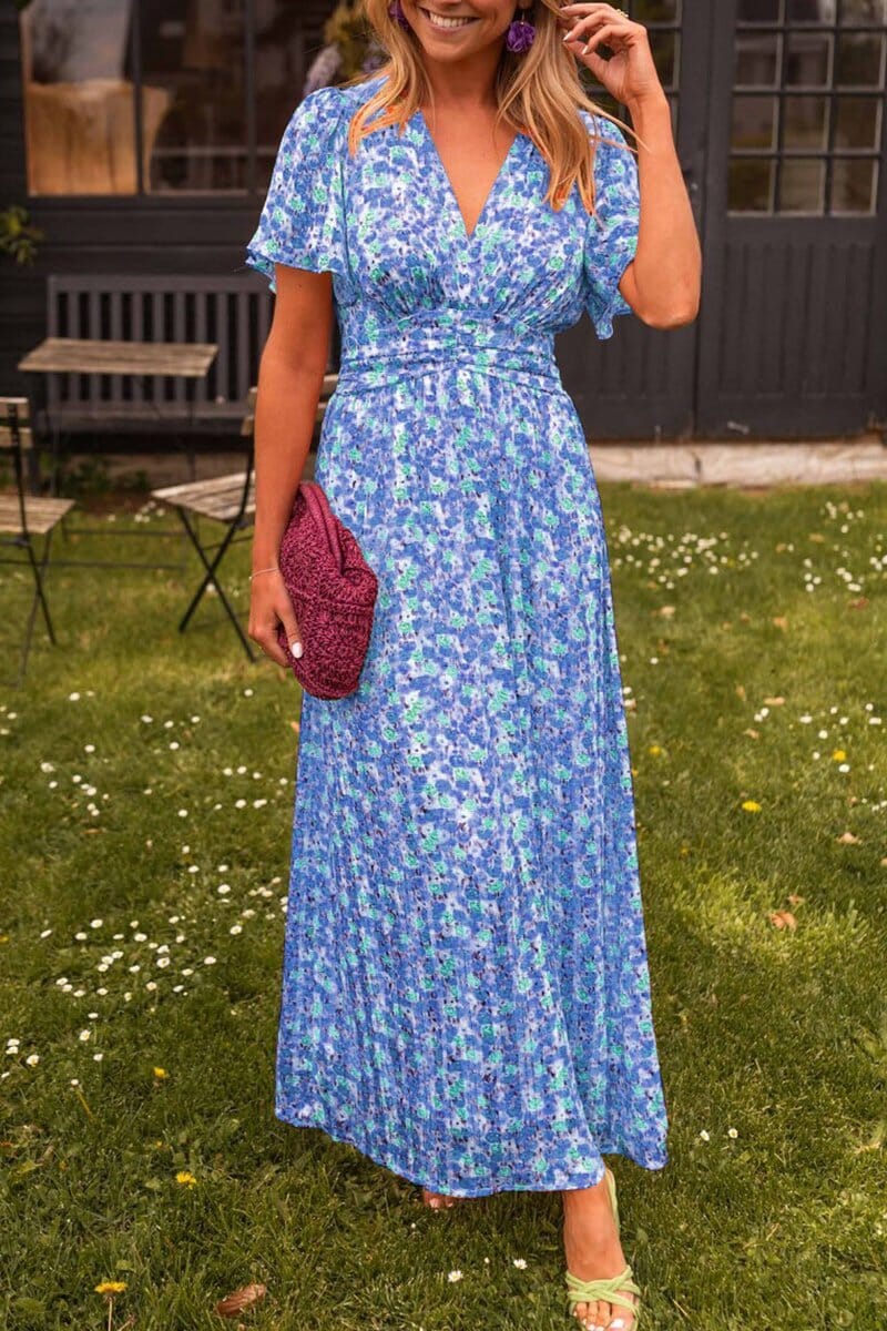 Lorena™ | Elegant Maxi-kjole med V-hals