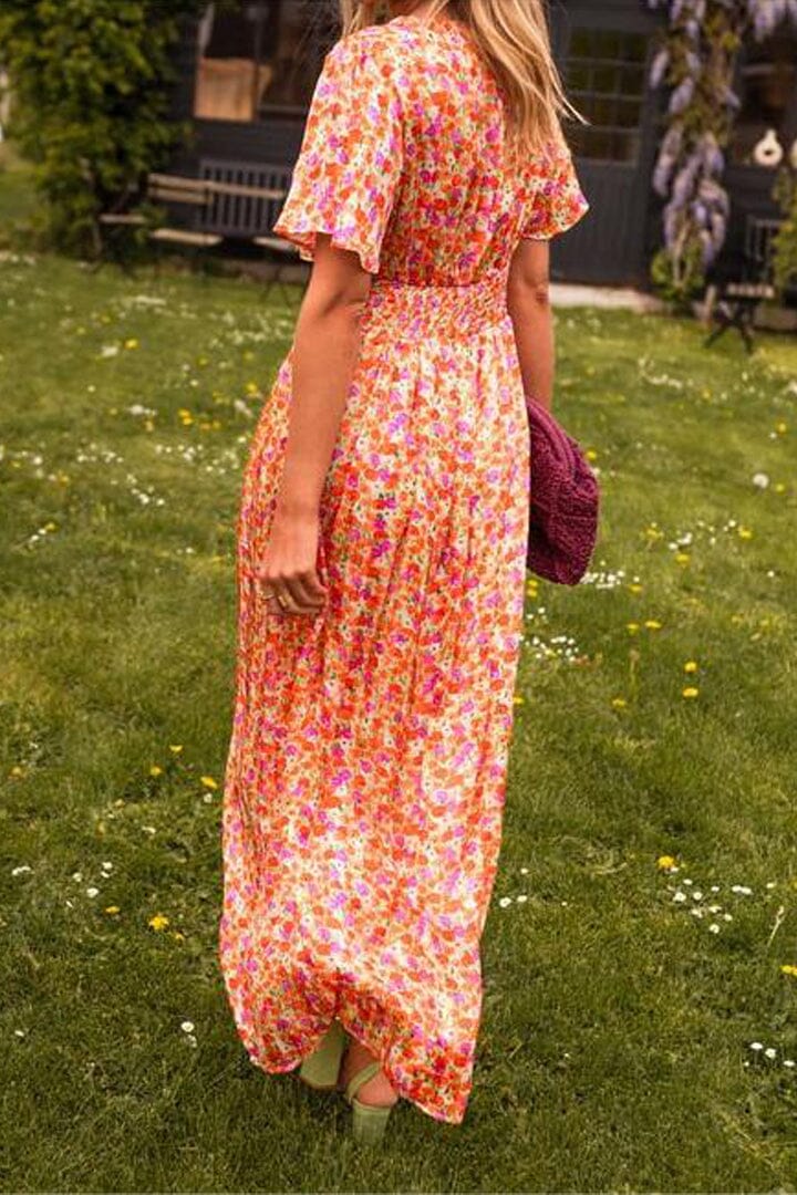 Lorena™ | Elegant Maxi-kjole med V-hals