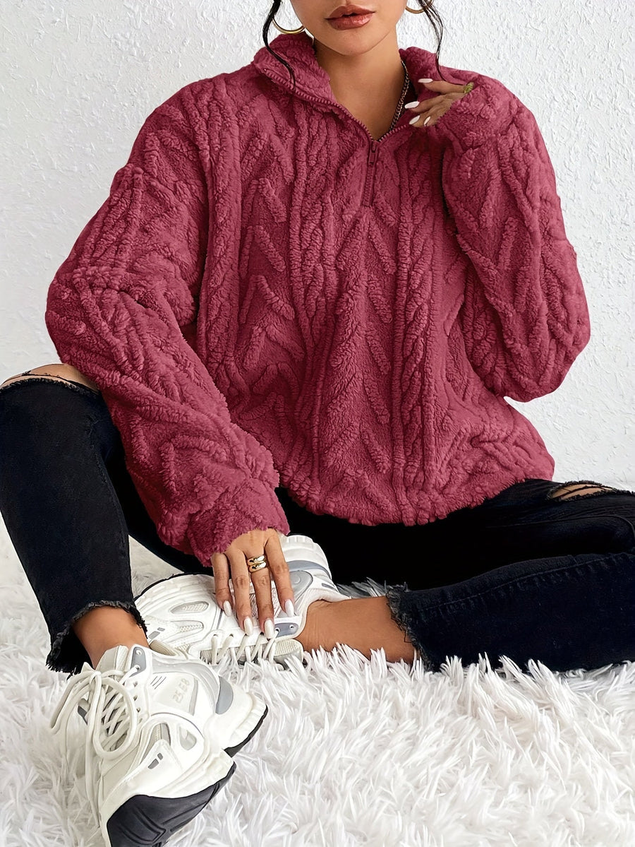 Pauline | Elegant fleece-trøje