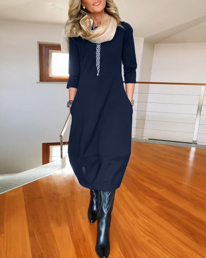 Vibeke™ - Elegant og komfortabel kjole