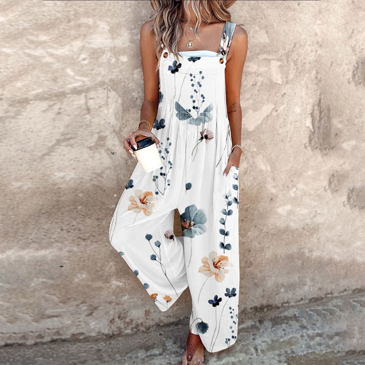 Loni | Uden Ærmer Jumpsuit