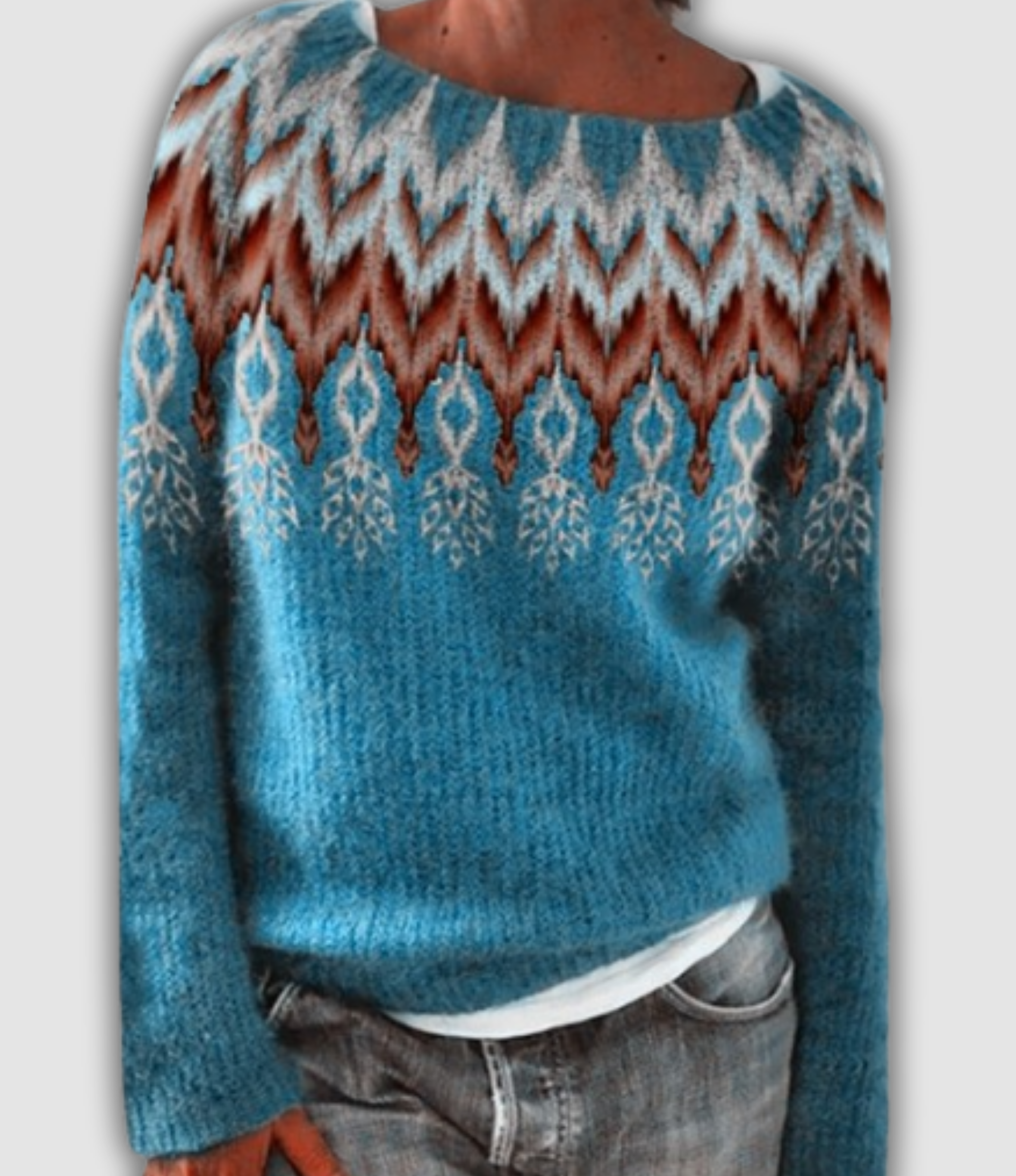 Malin™ - Retro vintersweater