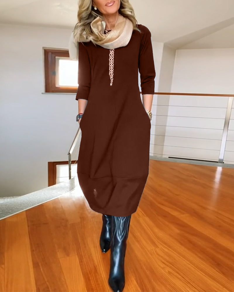 Vibeke™ - Elegant og komfortabel kjole