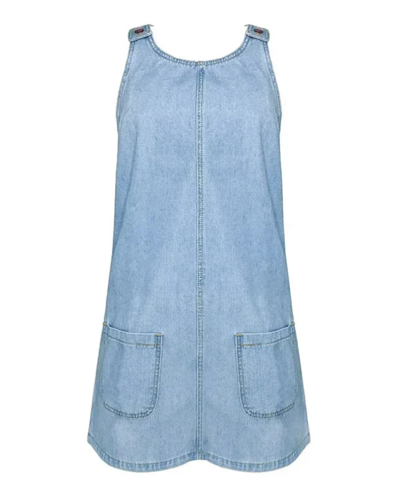 Jorid Denimkjole™ | Sommerkjole med Flatterende Snit