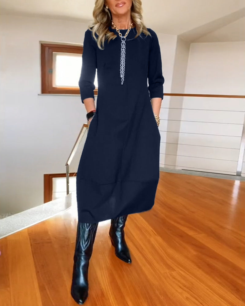 Vibeke™ - Elegant og komfortabel kjole
