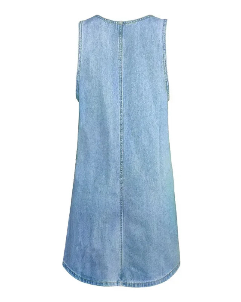 Jorid Denimkjole™ | Sommerkjole med Flatterende Snit