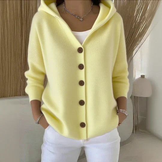 Elna™ - Blødstrikket Cardigan til Kvinder
