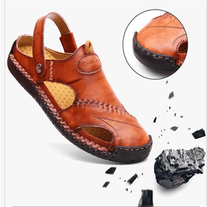 Lars™ - LederSandalen Med God Støtte
