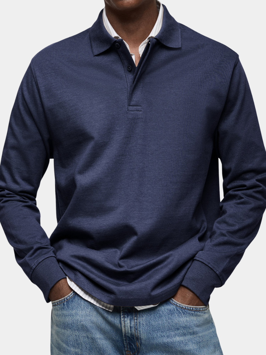 Erik | LUXUS POLO MED LANGE ÆRMER