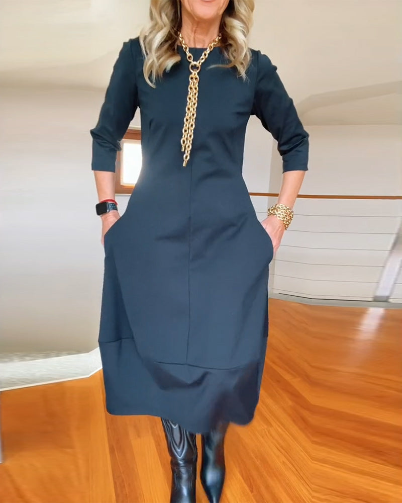 Vibeke™ - Elegant og komfortabel kjole