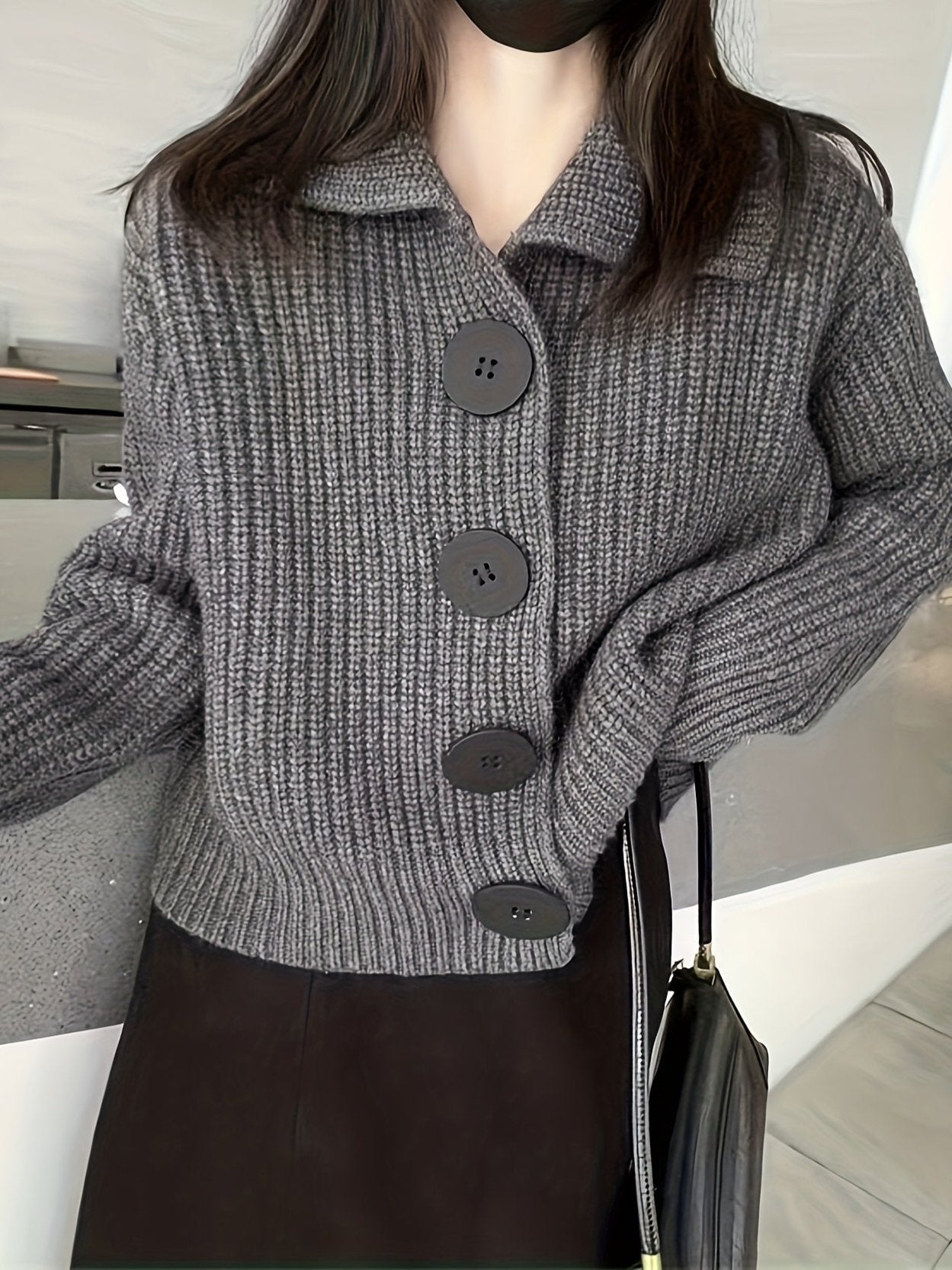 Beate | Ribstrikket cardigan
