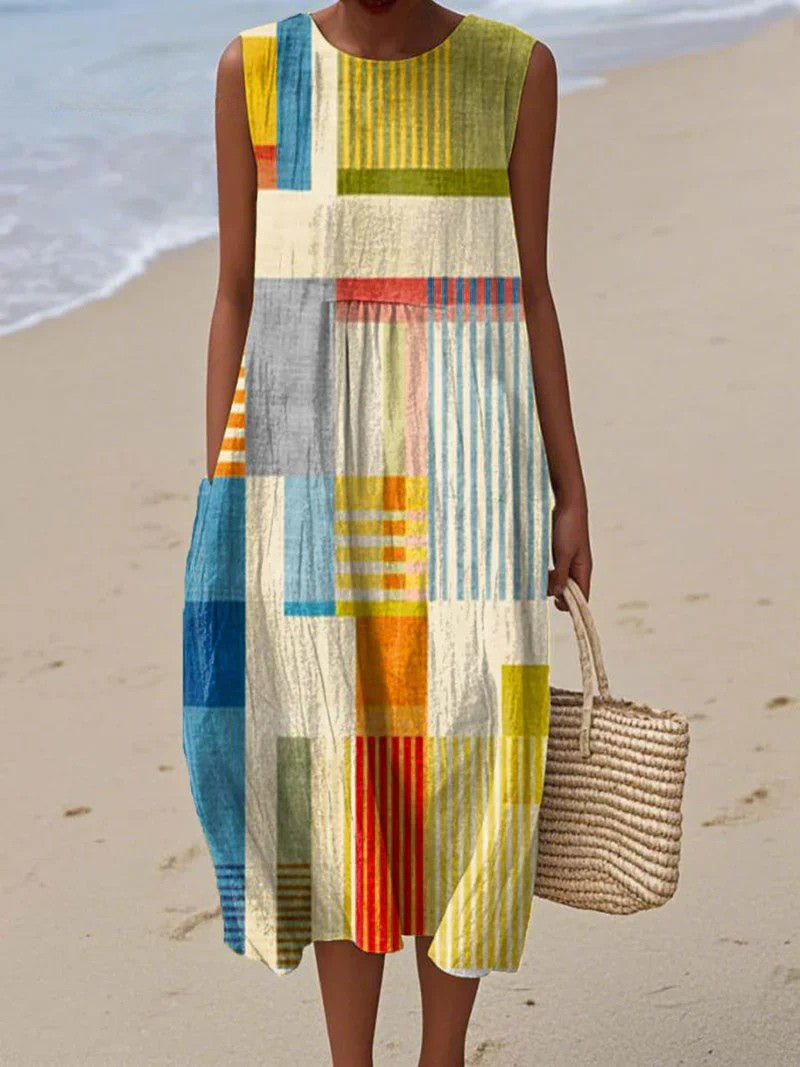 Magna | Moderne Patchwork Kjole