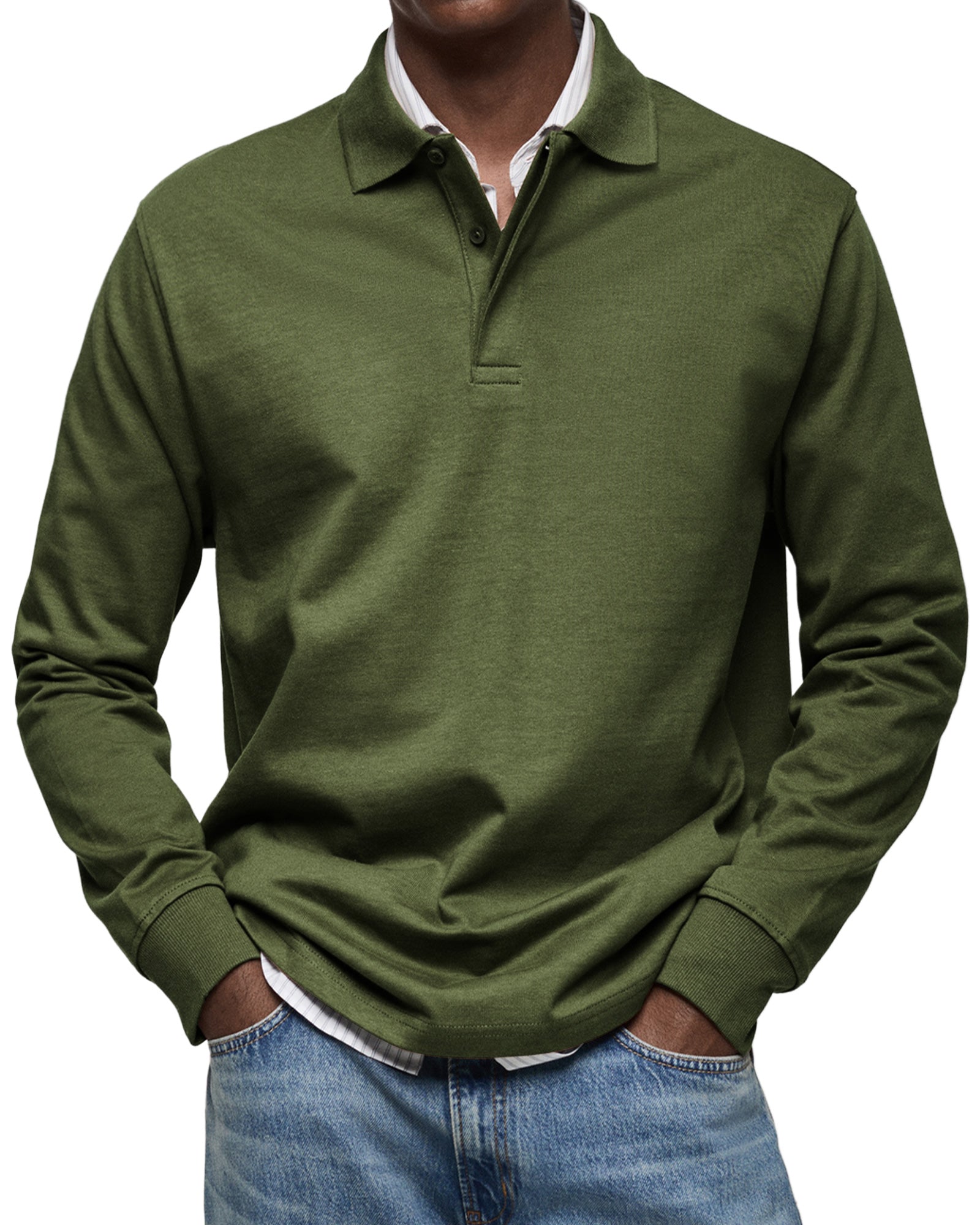 Erik | LUXUS POLO MED LANGE ÆRMER